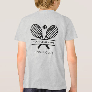 Aangepaste Tennis Club Naam Team Spelers Matching Tri-Blend Shirt