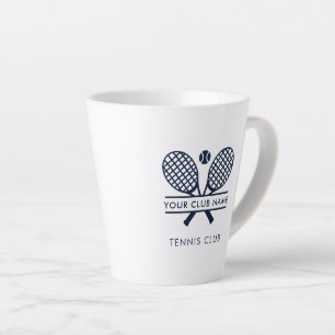 Aangepaste Tennis Country Club Naam Team Swag Latte Mok