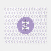 Aangepaste Tennis Patroon Aangepaste naam Tennis Fleece Deken (Voorkant (Horizontaal))