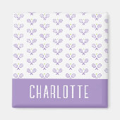 Aangepaste Tennis Patroon Aangepaste naam Tennis Magneet (Voorkant)