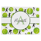 Aangepaste Tennis Player-coach Jouw naam toevoegen Groot Cadeauzakje (Achterkant)