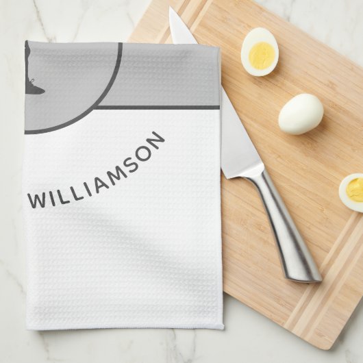 Aangepaste Tennis Player Tennis Girl Cadeaucode Theedoek (Quarter Fold)