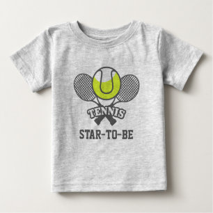Aangepaste Tennis Star-baby romper