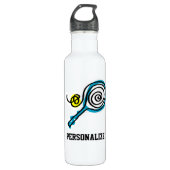 Aangepaste tennis waterfles cadeau met lus pet waterfles  (Voorkant)