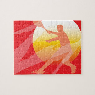 Aangepaste tennispuzzel voor kinderen legpuzzel