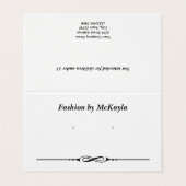 Aangepaste Tent-voudige klassieke Kaarten voor het (Buitenkant ongevouwen)