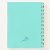 Aangepaste terminale kalligrafie Aangepast Notitieboek (Achterkant)