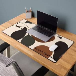 Aangepaste Terra Cotta Abstracte Silhouet Boho Bureaumat