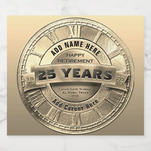 Aangepaste terugbetaling bier etiket (Enkel label)