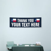 Aangepaste Texas State flag Dankuwel banner ondert (Beurs)