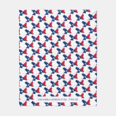 Aangepaste TEXAS-VLAG Fleece Deken (Voorkant)