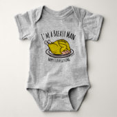 Aangepaste Thanksgiving Baby Ik ben een Man-outfit Romper (Voorkant)