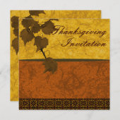 Aangepaste Thanksgiving Uitnodiging (Voorkant / Achterkant)