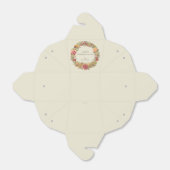 Aangepaste Thanksgiving voor Floral Wreate Bericht Bedankdoosjes (Uitgevouwen)