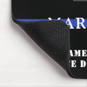 Aangepaste 'Thin Blue Line Police Officer' Muismat (Hoek)