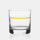 Aangepaste thin Gold Line Flag 911 Dispatcher Whisky Glas (Rechts)