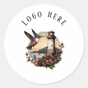 Aangepaste ticker ronde sticker