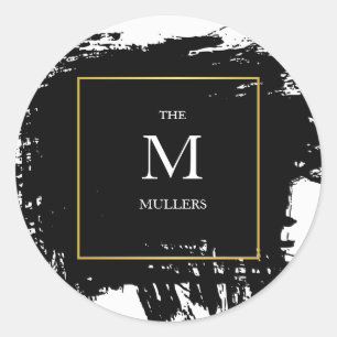 Aangepaste ticker ronde sticker