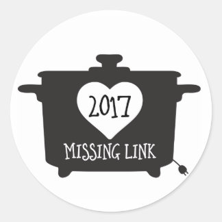 Aangepaste ticker ronde sticker