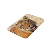 Aangepaste tijger van wilde dieren badmat (Gekanteld)
