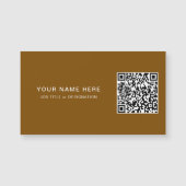 Aangepaste titel magneetkaart met QR-code (Voorkant)