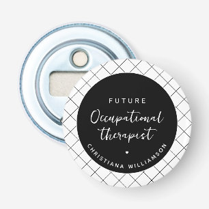Aangepaste Toekomst OT Ergotherapeut Elegant Button Flesopener
