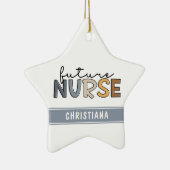 Aangepaste toekomstige verpleegsters | Giften voor Keramisch Ornament (Rechts)