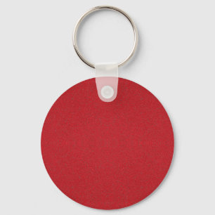 Aangepaste tomatenrode ronde Sleutelhanger