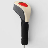 Aangepaste tomatentekening golfheadcover (Schuin)