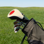 Aangepaste tomatentekening golfheadcover (Insitu)