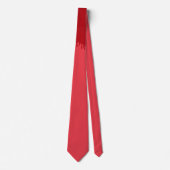 Aangepaste Tomato Red Drip Pattern Stropdas (Voorkant)