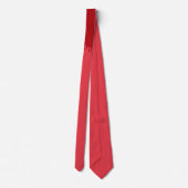 Aangepaste Tomato Red Drip Pattern Stropdas (Achterkant)