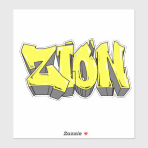 Aangepaste "Tony" Graffiti Vinyl Sticker