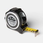 Aangepaste tools Monogram Naam en Business Logo Rolmaat (Hoek)