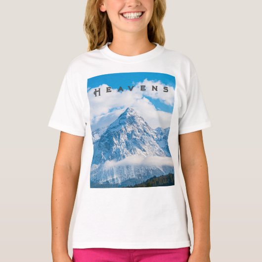 Aangepaste Topjes T-shirts Wit Kleur Meisjes T-shi (Voorkant)