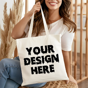 Aangepaste Tote Tas Met Uw Teamlogo Afbeelding Des