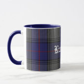 Aangepaste traditionele Kinnaird Tartan Plaid Mok (Links)