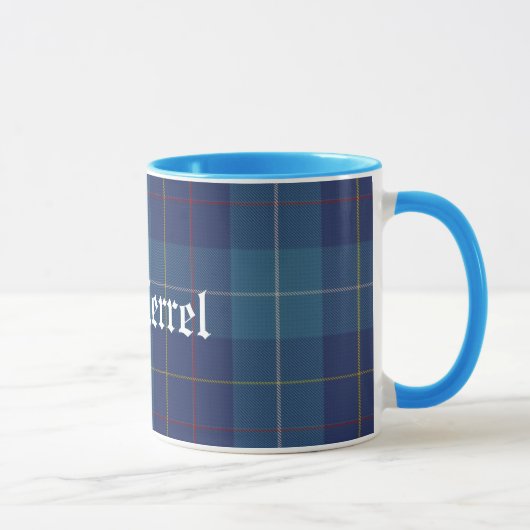Aangepaste traditionele MacKerrell Tartan Mok (Rechts)