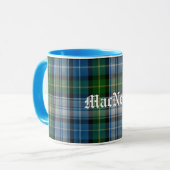 Aangepaste traditionele MacNeil Tartan Mok (Voorkant links)