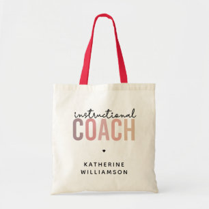 Aangepaste trainingscoachcadeaus voor coach tote bag