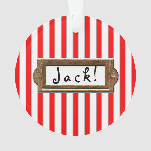 Aangepaste trampoline ornament (achterkant)