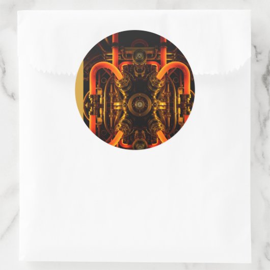 Aangepaste transparante Sticker – gepersonaliseerd (Tas)