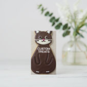 Aangepaste Treats Cookie Decorator Visitekaartje (Staand voorkant)