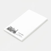 Aangepaste treinmotor post-it® notes (Schuin)