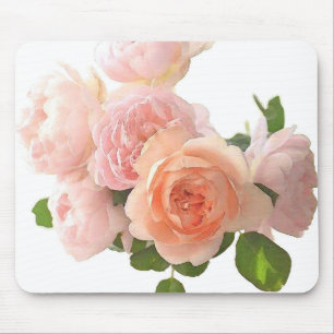 Aangepaste trendy moderne sjabloon elegante rozen muismat