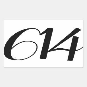 Aangepaste Trendy Trouwdatum Kaars voor Trouwdeel Rechthoekige Sticker