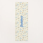 Aangepaste Trendy  Wildflower Pattern Yogamat (Voorkant)