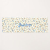 Aangepaste Trendy Wildflower Pattern Yogamat (Voorkant (horizontaal))