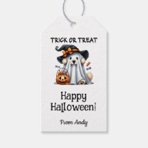 Aangepaste Trick or Treat Prettig Halloween Favor