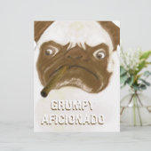 Aangepaste trommel AFICIONADO Puggy Cigar (Staand voorkant)